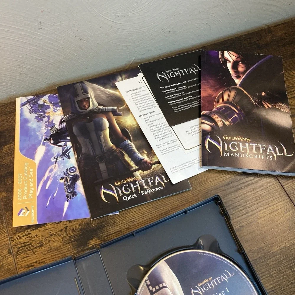 PC Game Lot Guild Wars Nightfall Vacation Quest Australia School Tycoon